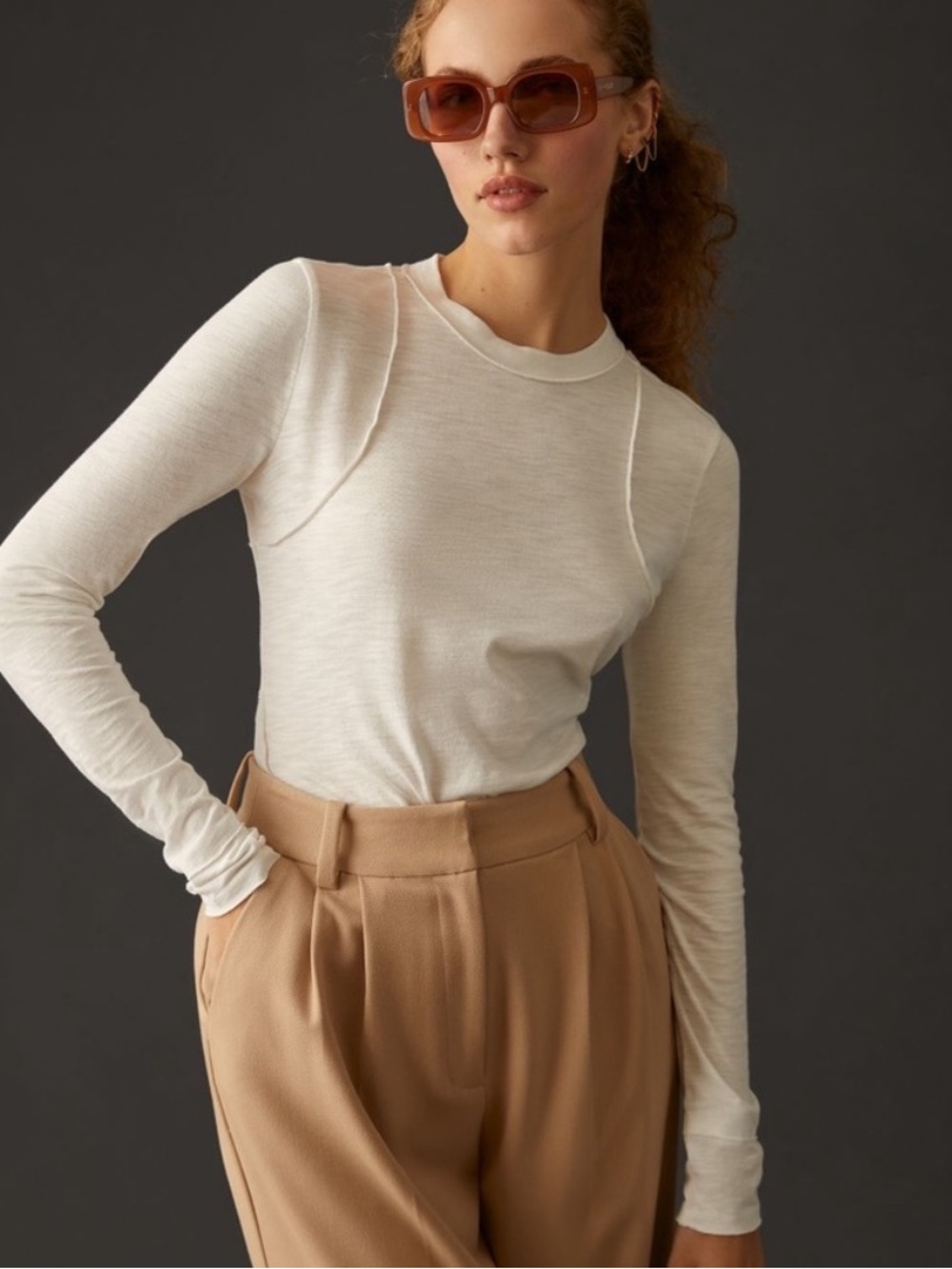 Pilcro Reconstructed Racer Tee NWT